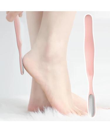 Eventerde Foot Rasp Foot File | Long Handled Toe Cleaning Brush Foot File Shower Foot Scrubber Skin Removal Foot File Callus Remover Long Handled Toe Brush for Wet and Dry Feet Pink - Buy Online on GoSupps.com