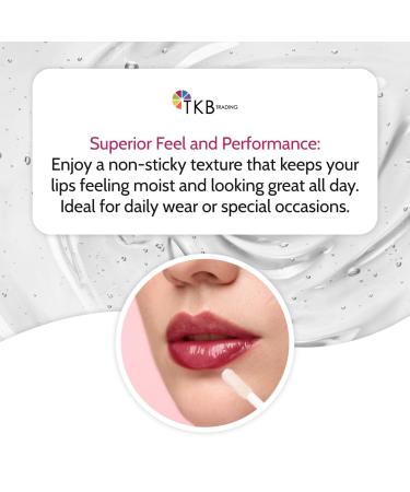 Buy TKB Color Changing Versagel Lip Gloss Base | Clear to Pink | Vegan & Cruelty-Free | DIY Customizable | Long-Lasting | Made in USA - 8 Ounce - Buy Online on GoSupps.com