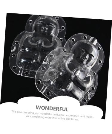 VILLCASE 2pcs Vegetable Shaping Mold Small Melon Mold Pear Mould Genseng Fruits Mold Multifunction Watermelon Transparent 10x7cm - Buy Online on GoSupps.com