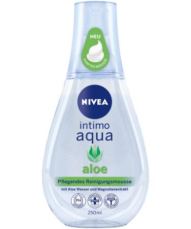 NIVEA Intimo Aqua Aloe Nourishing Cleansing Mousse pack of 3 (3 x 250 ml)