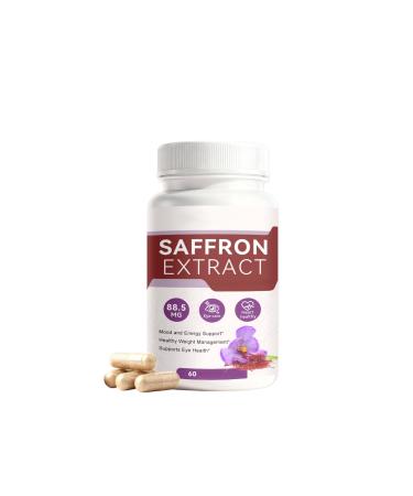 Extrait de safran 88 5MG - Safran pur | soutenir l' nergie et l'humeur | Oeil peau et c ur (60 grains) 1Pcs