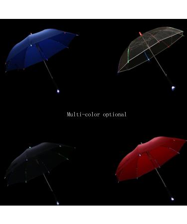 CEXIN Lightsaber Stick Umbrella 7 Colour changing LED Light Golf Umbrellas Windproof Waterproof Travel Umbrella LED Flashlight Daily Accessory (clear) - Buy Online on GoSupps.com