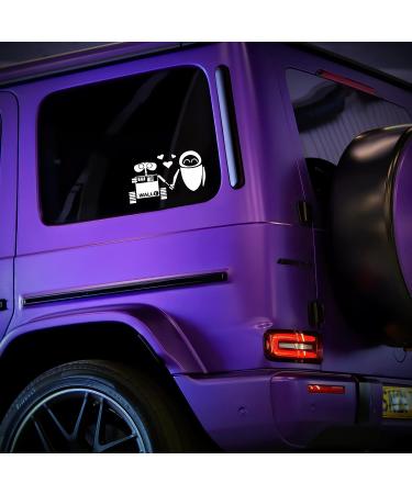 Love Wall E Vinyl Sticker Decal | White | 7 x 4 | Car, Truck, Laptop, Wall - Buy Online on GoSupps.com
