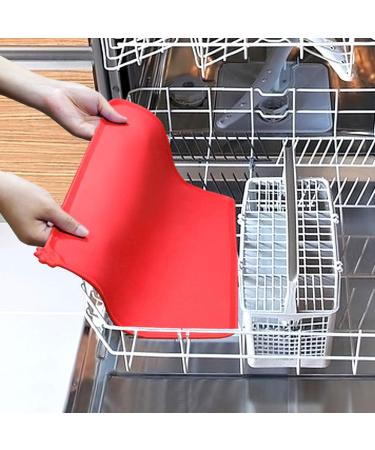 Joytale Silicone Non-Slip Dog & Cat Bowl Pad - Waterproof 47x30cm Red | Perfect for Dogs & Cats - Shop Internationally! - Buy Online on GoSupps.com