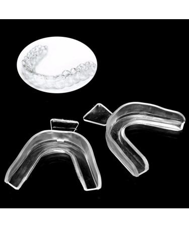 8PCS Transparent Silicone Thermoform Dental Mouth Guard Teeth Whitening Trays - Oral Care Tool for Hygiene & Bleaching - Buy Online on GoSupps.com