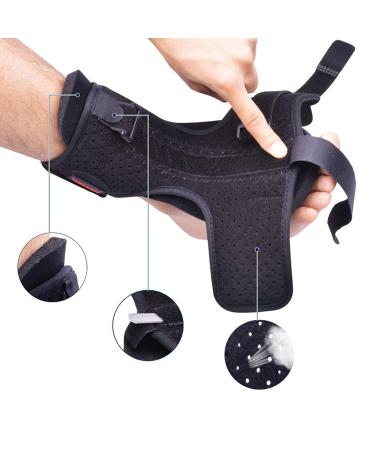 Foot Drop Orthosis & Achilles Tendonitis Night Brace | Adjustable Breathable Splint for Fasciitis & Varus Correction - International Shipping Available - Buy Online on GoSupps.com