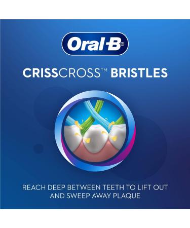Oral B Criss Cross Family Pack of 4 Medium Toothbrushes Multi-Colour Manual Adult Toothbrushes Buy Online International Shipping Available - Buy Online on GoSupps.com