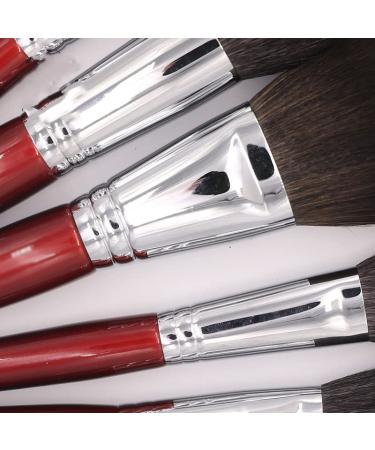 Professional 15-Piece Makeup Brush Set | Nylon & Wood Handle Beauty Tools - International Shipping Available - Buy Online on GoSupps.com