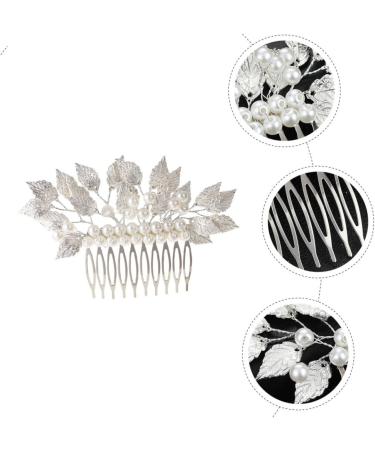 Didiseaon Hair Accessories Wide Teeth Combs Bridal Hair Comb Floral Hair Comb Girls Hair Clips Simple Side Comb Wire Hair Combs Hairdressing Side Comb Delicate Bride Zinc Alloy - Buy Online on GoSupps.com