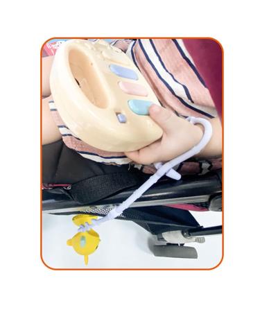 Buy Adjustable Baby Pacifier Band - Reusable Food-Safe Silicone Style | Safe & Stretchy Pacifier Chain in Blue - Buy Online on GoSupps.com