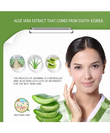 BIOAQUA Natural Aloe Vera Emulsion - Refreshing Moisturizing Lotion for Dry Skin 120ml - Buy Online on GoSupps.com