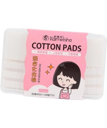 DOITOOL 2 1 Cotton Pads Face Wipes Makeup Removing Wipes Cleaning Tool Facial Puff Disposable Beauty Accessories Makeup Tool Makeup Cotton Wet Wipes Towel Skin Care White 5.8X5.3CM White - Buy Online on GoSupps.com