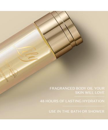 O Botic rio Lily Satin Shower + Body Oil Bundle: Body Wash (8.4 oz) & Body Oil (5 oz) - Buy Online on GoSupps.com
