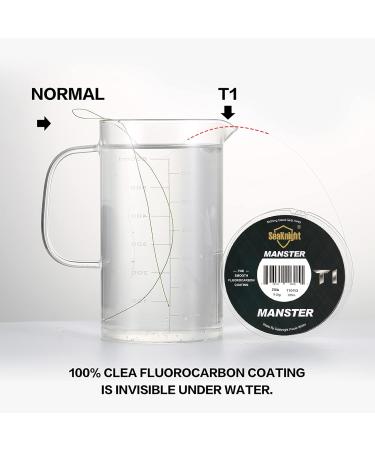 Seaknight T1 Fluorocarbon Fishing Line 100m - Monofilament for Carp Fishing 3-35LB Leader Line - Buy Online on GoSupps.com