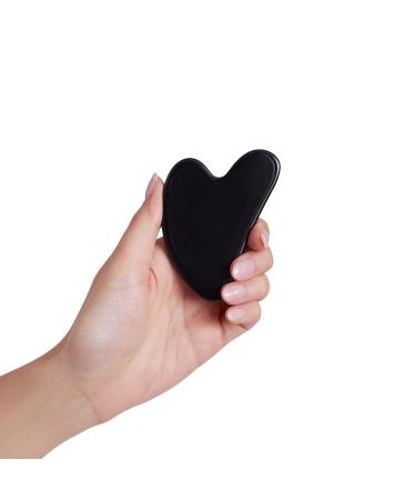Buy Obsidian Sculpting Gua Sha Stone - Best for Facial Massage & Skincare | International Shipping Available - Buy Online on GoSupps.com