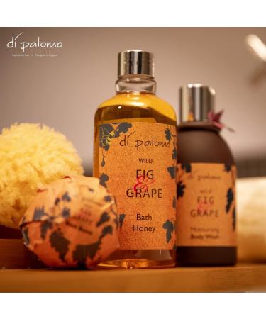 Di Palomo Wild Fig & Grape Bath Honey 300ml - Luxury Bath Oil, Bubble Bath & Shower Gel for Moisturised Skin. Perfect Relaxation Gift for Women - Buy Online on GoSupps.com