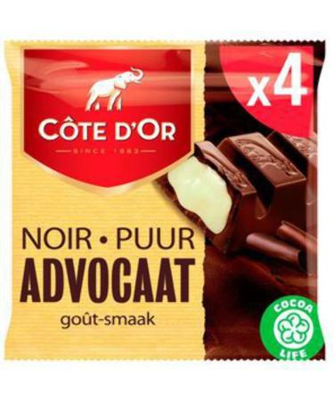  Cote D'Or Belgian chocolate bars - C te d'Or - Dark "Lawyer" egg flavor - 4 x 47.5 g - Total weight: 190 g - Buy Online on GoSupps.com