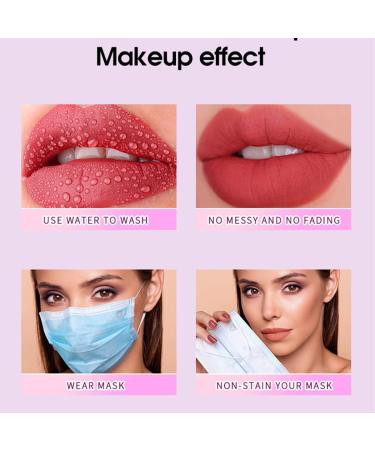 Baorder 3 Piece Peeloff Lip Liner Set Longlasting smudgeproof waterproof nude matte lipstick nonfading peeloff lip color effortless precision and full coverage - Buy Online on GoSupps.com