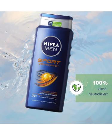LEVEL MEN NIVEA MEN Sports shower gel 400 ml vitalizing and caring shower gel with minerals refreshing shower for active men - Buy Online on GoSupps.com