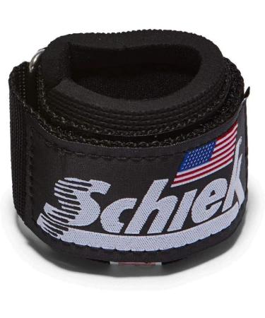 Schiek Sports Model 1100-WS Extra-Wide Wrist Straps in Black - Enhanced Support for Weightlifting - Buy Online on GoSupps.com