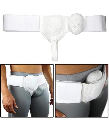 Samnuerly Adjustable Umbilical Hernia Belt for Adults - Pre/Postoperative Scrotal & Thigh Support Convenient Hip Protection Black - Buy Online on GoSupps.com