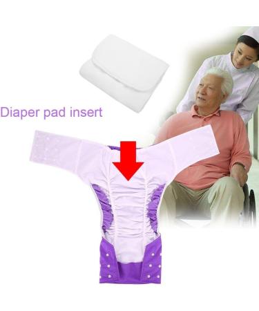 Buy Washable Adult Diapers - Adjustable Cloth Diaper Pants for Incontinence Care | Breathable & Reusable Purple Diapers - Buy Online on GoSupps.com