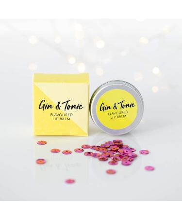 Gin and Tonic Lip Balm - Hand-Poured Hydrating Treatment for Chapped Lips (12g) - Vegan-Friendly Formula with Candelilla Wax for Nourishment and Repair - Buy Online on GoSupps.com