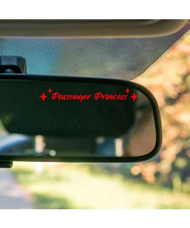 Passenger Princess Sticker Waterproof Vinyl Decal Car Mirror Sticker Window Bumper Rear View Mirror Phone Water Bottle Decor Black Merchandise Decals and Stickers - Buy Online on GoSupps.com