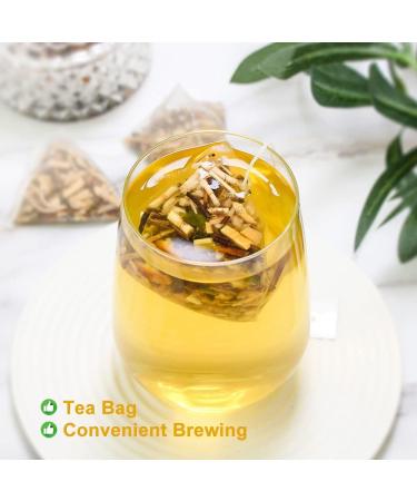 100% Pure Natural Herbal Tea Radix Fici Hirtae Poria cocos Bean Jelly Tea Bag 250g/8.81oz (5g*50bags) Sarrasin amer merillon meraude d caf in sans additifs sans OGM - Buy Online on GoSupps.com