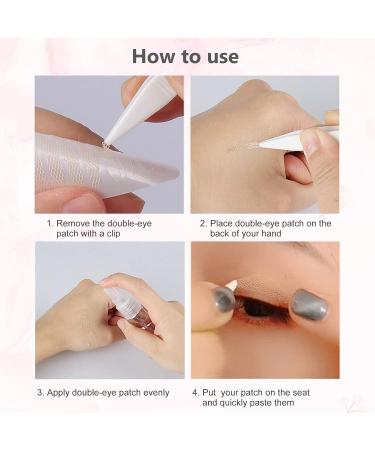 240 PCS Eyelid Tapes Invisible Eyelid Strips Kit Instant Eyelid Stickers Natural Single Side Eyelid Tape Instant Eyelid Lift Tape Eyelid Lift Strips Double Sided With Spray Bottle for Droopy Lids - Buy Online on GoSupps.com