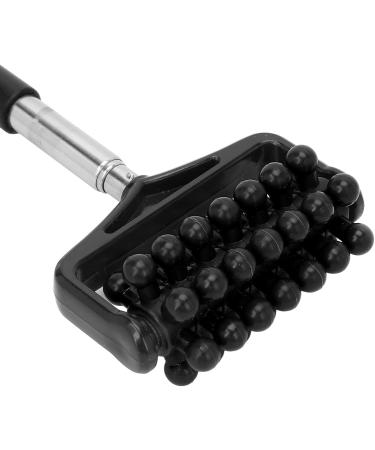 Telescopic Back Massage Scooter - Extendable Roller Massager for Sore Muscles Relief | Black | Men & Women | Ideal for Muscle Relaxation - Buy Online on GoSupps.com