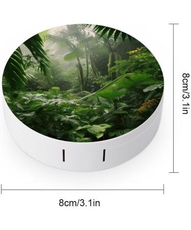Portable Tropical Rainforest Contact Lens Case - Travel-Friendly Storage Box for Contacts - Buy Online on GoSupps.com