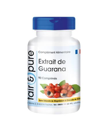 Fair & Pure - Guarana Extract - Strong - with 1200mg of Guarana per tablet - vegan - 90 tablets