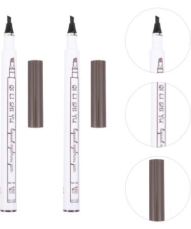 Lot De 2 Crayons Sourcils Liquide Waterproof Quatre Pointes Teinte Chestnut Effet Naturel Maquillage Yeux Pour Microblading Et Tatouage Tenue Longue Dur e Utilisation Quotidienne - Buy Online on GoSupps.com