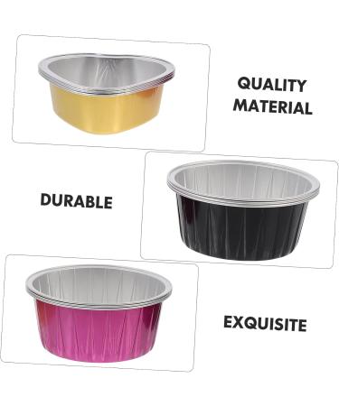 Frcolor 6 Mini Wax Melting Bowls - Aluminum Foil Replacement for DIY Candles & Hair Accessories - 8.5x8.5x3.8cm - Buy Online on GoSupps.com