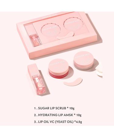 MKNZOME Lip care set lip balm and lip scrub lip care for day and night lip care reduces lip lines and wrinkles A02 - Buy Online on GoSupps.com