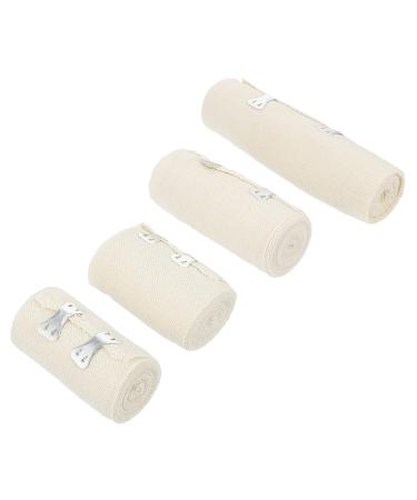 4 Rolls Elastic Band Gauze Sports Tape - Durable Nylon Protection for Athletes | International Shipping Available - Buy Online on GoSupps.com
