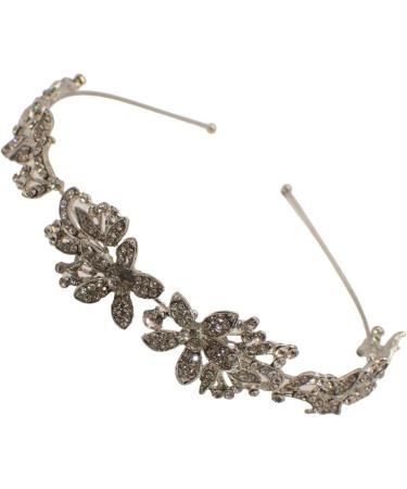 Topkids Accessories Bridal Headband for Wedding Bride Tiara Flower Girl Crown Headband Head Band Tiaras for Girls & Women Bridesmaid Alice Band Prom Headband Kids & Adults (Floral Crystal) - Buy Online on GoSupps.com