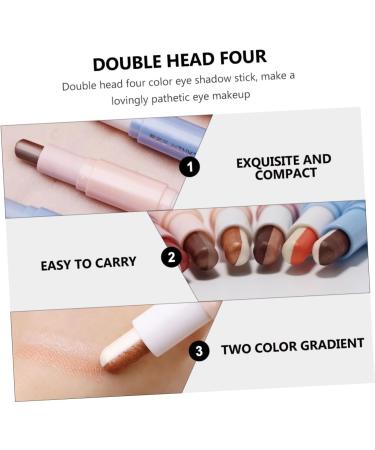 POPETPOP 2pcs Dual Gradient Head Sticks Eye Colors Shadow Stick Double Women Makeup Eyeshadow 1 count (Pack of 1) Blue - Buy Online on GoSupps.com