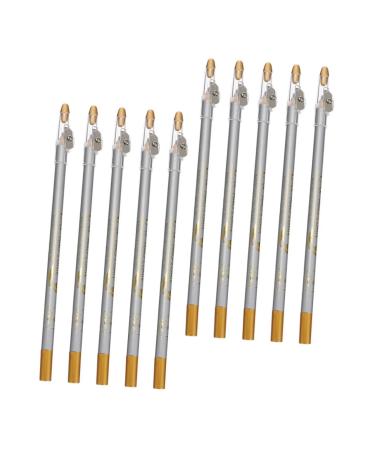Beavorty 10pcs Pencil Sharpener Eyebrow Pencil Eye Silkworm Brighten Pencil Strokes Pencils Supplies Make up