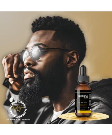 Curls & Potions Aboriginal Man Beard Oil | Promotes Growth Softens & Moisturizes Beard | International Shipping Available - Buy Online on GoSupps.com