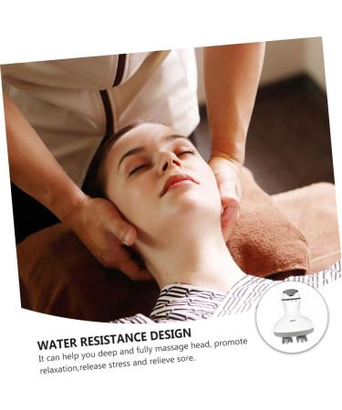 Beaupretty Portable Head & Neck Massage Device - Multifunctional Stress Relief Massager | ABS White for International Shipping - Buy Online on GoSupps.com