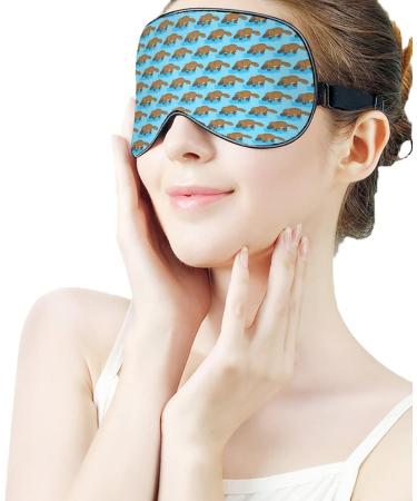 Shop Australian Funny Platypus Sleep Mask for Women | Adjustable Eye Shades with Elastic Strap - Perfect Gift - Buy Online on GoSupps.com