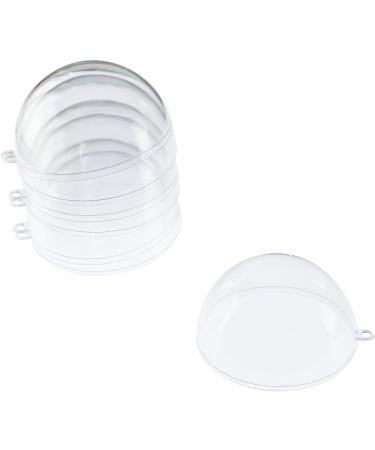 Clear Acrylic Bath Bomb Mold Shells - 80mm 12 Pack Kit by Super Z Outlet - Buy Online on GoSupps.com