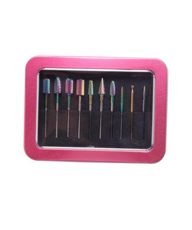 Beavorty 1Set grinding head nail kits nail drill bit nails cuticles drill bit grinding burr cutters sanding bands for nail drill nail drill kit pedicure kit manicure Tungsten steel polisher