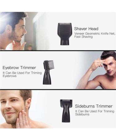 Buy Professional Electric Nose & Ear Hair Trimmer - USB Rechargeable Facial Hair Clipper for Men & Women - Buy Online on GoSupps.com