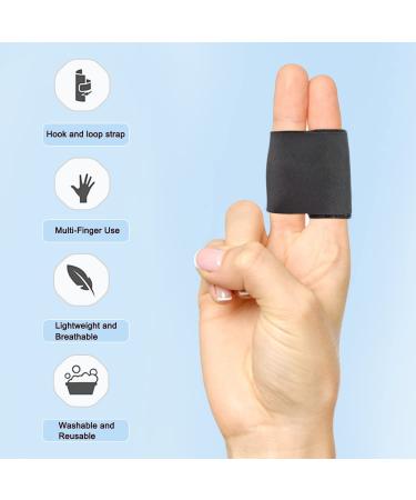 Buy Reusable Finger Splint Wraps - Adjustable Brace for Trigger & Mallet Finger - Pain Relief & Support - Medium Size - Buy Online on GoSupps.com