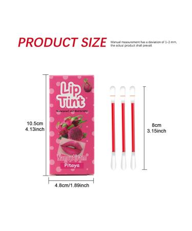 Buy Lip Tint Cotton Swabs - 20 Pcs Waterproof Non-Stick Q-Tips for Long Lasting Lip Makeup (Strawberry - Buy Online on GoSupps.com