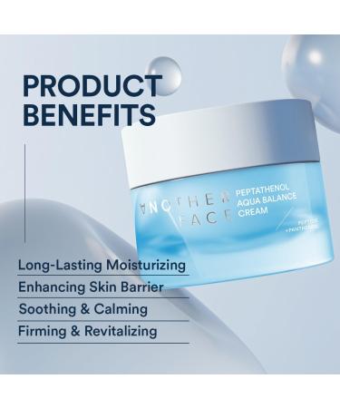 ANOTHERFACE PEPTATHENOL Aqua Balance Cream + Toner Set Skin Barrier Repairing Firming & Smooting Skin for Anti-Aging Deep Moisturizing for Sensitive & Dry Skin Vegan Korean Skin Care - Buy Online on GoSupps.com
