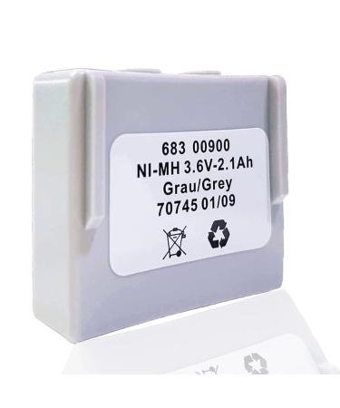 / 1-Pack / 3.6V 68300900 Battery for HETRONIC Remote Control 2100mAh Rechargeable Ni Mh Battery